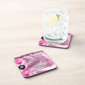 Freundschaftsgedicht - 60. Geburtstag Getränkeuntersetzer (Rechte Seite)