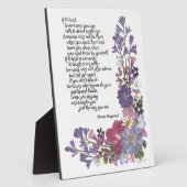 Freundschaftsgedicht Fotoplatte (Seite)