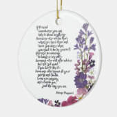 Freundschaftsgedicht Keramikornament (Links)