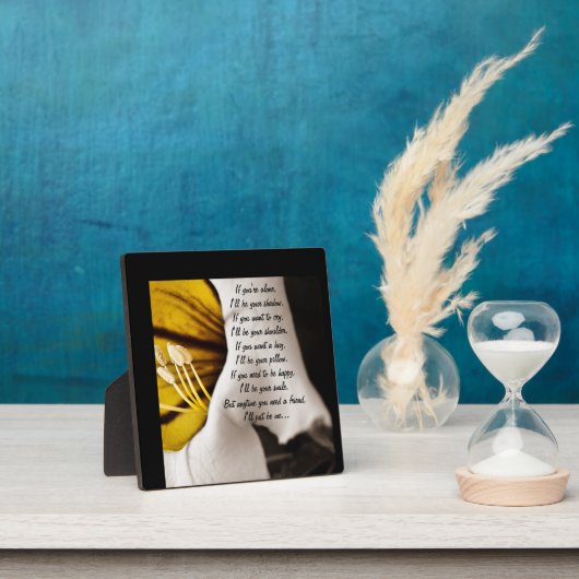 Freundschaftsgedicht Magnet Fotoplatte (InSitu)