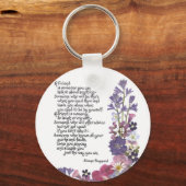 Freundschaftsgedicht Schlüsselanhänger (Vorderseite)