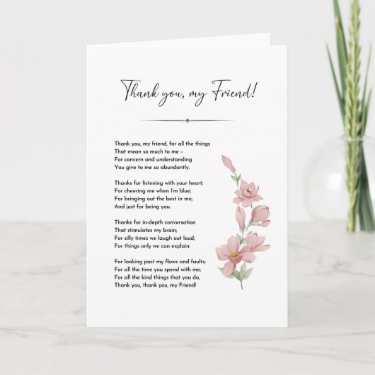 Freundschaftsgedicht, Wahre beste Freundes-Zitatka Karte (Vorderseite)