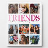 Freundschaftsgeschenk | Friend Foto Collage Fotoplatte (Vorderseite)