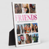 Freundschaftsgeschenk | Friend Foto Collage Fotoplatte (Seite)