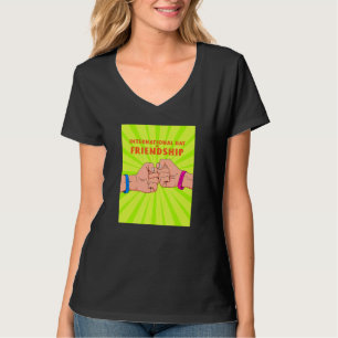 Freundschaftsgeschenk Internationaler Tag der Freu T-Shirt