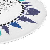 Freundschaftsgeschenkplatte Schneidebrett (Ecke)