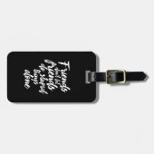 Freundschaftsgoals Freunde Lass Freunde nicht Gepäckanhänger (Vorderseite horizontal)