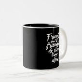 Freundschaftsgoals Freunde Lass Freunde nicht Zweifarbige Tasse (VorderseiteRechts)