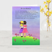 Freundschaftsgrüßkarte Karte (Gelbe Blume)