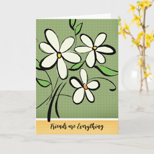 Freundschaftsgrußkarten Karte (Gelbe Blume)