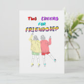 Freundschaftsjubiläum 30 Girls Juli Freunde Save The Date (Stehend Vorderseite)