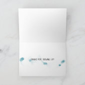 Freundschaftsjunges Mädchen auf Parkbank Karte (Innenseite)