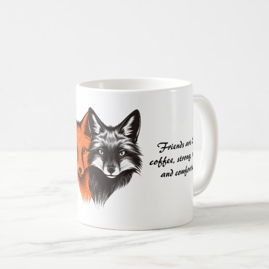 Freundschaftskaffee-Tasse Kaffeetasse (VorderseiteRechts)