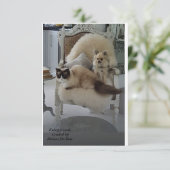 Freundschaftskarte Dankeskarte (Stehend Vorderseite)