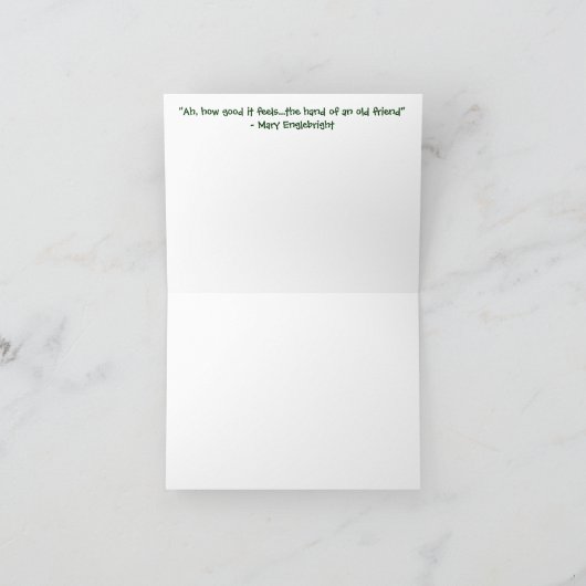 Freundschaftskarte Karte (Innenseite)