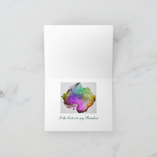 Freundschaftskarte Karte (Innenseite)