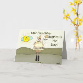 Freundschaftskarte Karte (Gelbe Blume)