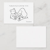 Freundschaftskarte Mitteilungskarte (Vorne/Hinten)