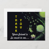 Freundschaftskarte Postkarte (Vorne/Hinten)