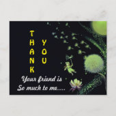 Freundschaftskarte Postkarte (Vorderseite)