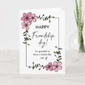 Freundschaftskarte, Tag der guten Freundschaft, Fr Karte (Vorderseite)
