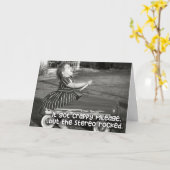 Freundschaftskarte - Vintages Pedalauto - Straßena Karte (Gelbe Blume)