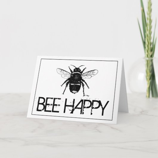 Freundschaftskarten Hummelgrussjunge Karte (Vorderseite)