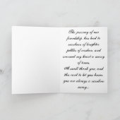 Freundschaftskarten- Karte (Innenseite)