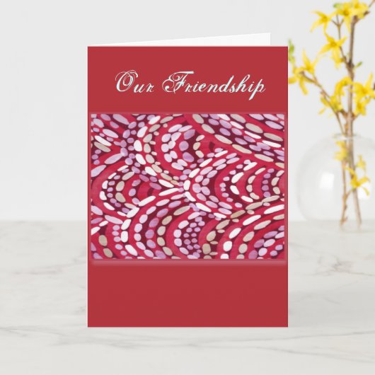 Freundschaftskarten- Karte (Gelbe Blume)