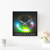 Freundschaftsklemme Quadratische Wanduhr (Zuhause)