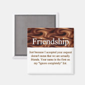 Freundschaftsmagnet Magnet (Vorderseite/Rückseite)