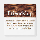 Freundschaftsmagnet Magnet (Vorne)