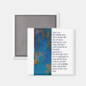 Freundschaftsmagnet Magnet (Vorderseite/Rückseite)