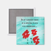 Freundschaftsmagnet Magnet (Vorderseite/Rückseite)