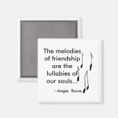 Freundschaftsmagnet mit Angebot Magnet (Vorderseite/Rückseite)