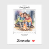 Freundschaftsnachweis Aufkleber (Blatt)