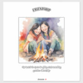 Freundschaftsnachweis Aufkleber (Blatt)