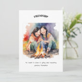 Freundschaftsnachweis Feiertagskarte (Stehend Vorderseite)