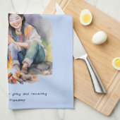 Freundschaftsnachweis Geschirrtuch (Viertel Falte)