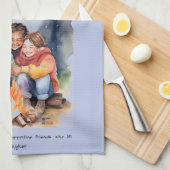 Freundschaftsnachweis Geschirrtuch (Viertel Falte)