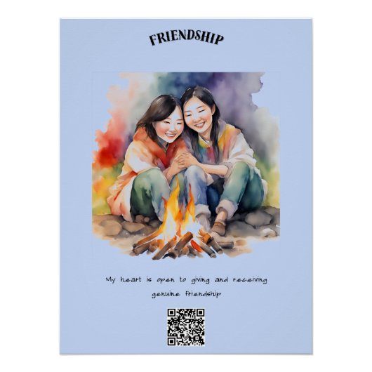 Freundschaftsnachweis Poster (Vorderseite)