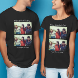 Freundschaftspartner in Crime Funny Valentinstag T-Shirt