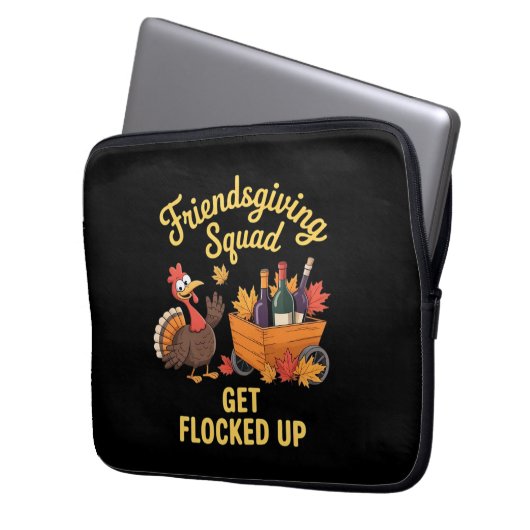 Freundschaftspassad - Klassischer T - Shirt Laptopschutzhülle (Vorderseite Links)