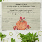 Freundschaftspender Herbst Orange Pumpkins Herbstl Geschirrtuch (Gefaltet)