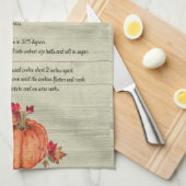 Freundschaftspender Herbst Orange Pumpkins Herbstl Geschirrtuch (Viertel Falte)