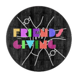 Freundschaftsplatz: Dankbar & zusammengebracht Schneidebrett