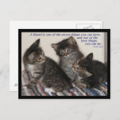 Freundschaftspostkarte Postkarte (Vorne/Hinten)