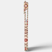 Freundschaftsquilt in gedämpften Farben Case-Mate iPhone Hülle (Rückseite / Links)