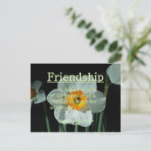 Freundschaftssprichwörter 17:17 postkarte (Stehend Vorderseite)