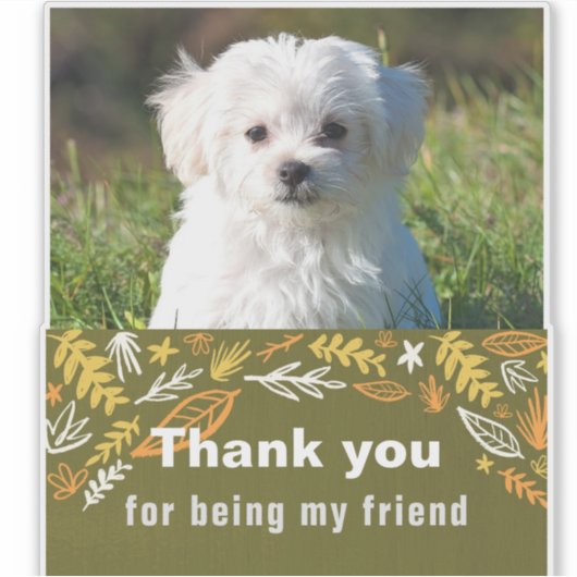 Freundschaftstag Aufkleber (Vorderseite)